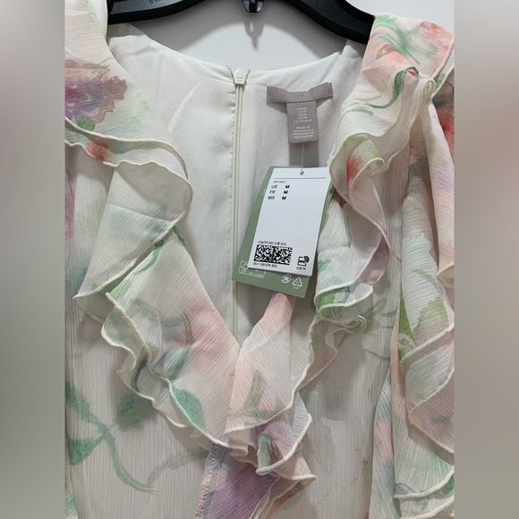 H&M Flounced Chiffon Dress - Picture 7 of 12